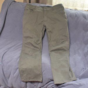 KUHL REBEL VINTAGE PATINA DYE PANTS HIKING TREKKING STEEL GRAY 40 X 30 MENS